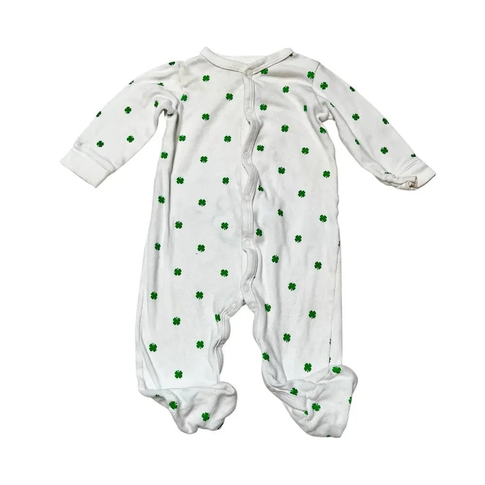 Carter’s Shamrock St Patrick’s Day Sleeper PJs Size 9m